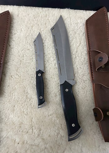Karakurt Bıçak Kahverengi Deri Kılıflı - Görsel 2