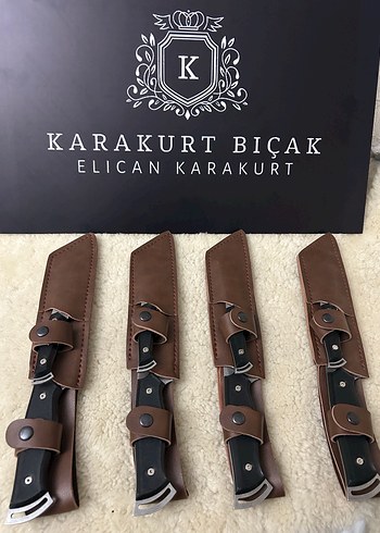 Karakurt Bıçak Kahverengi Deri Kılıflı - Görsel 7