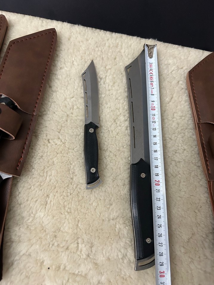 Karakurt Bıçak Kahverengi Deri Kılıflı - Görsel 5