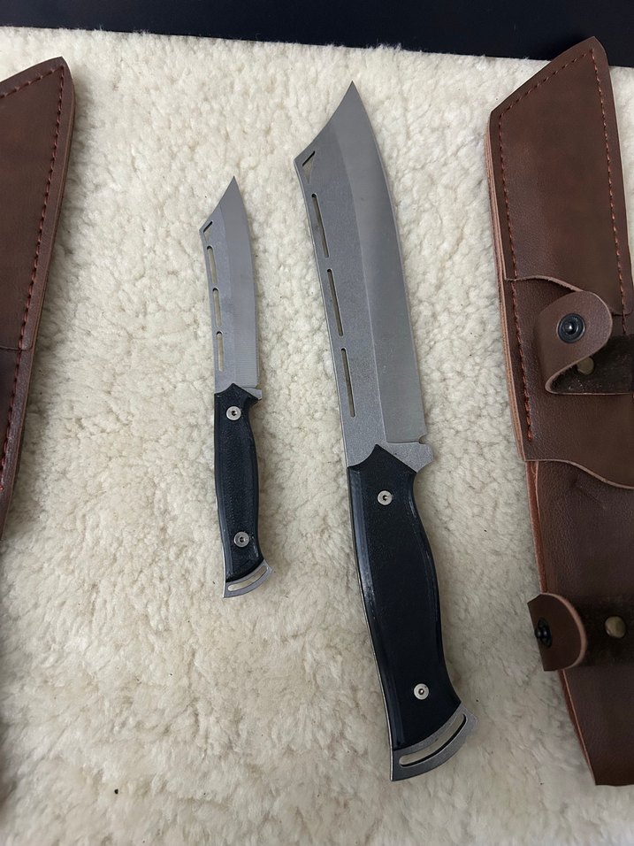 Karakurt Bıçak Kahverengi Deri Kılıflı - Görsel 2