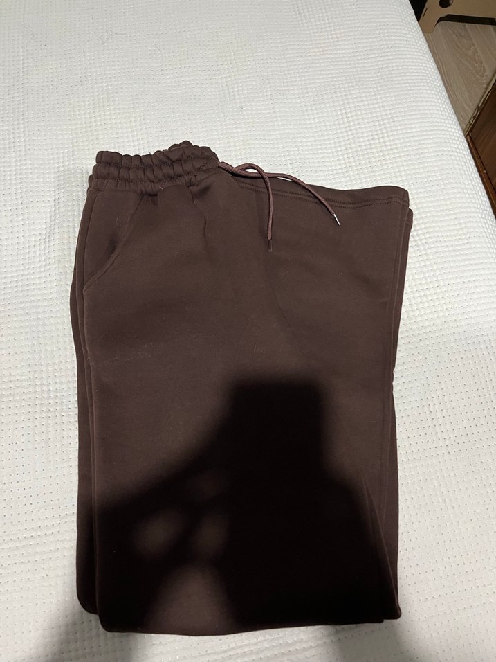 Kadın Kahverengi Pamuklu  esofman alti - Görsel 4