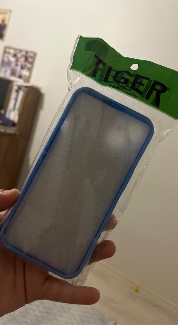 Şeffaf Koyu Mavi Telefon Kılıfı- iPhone 13 - Görsel 2