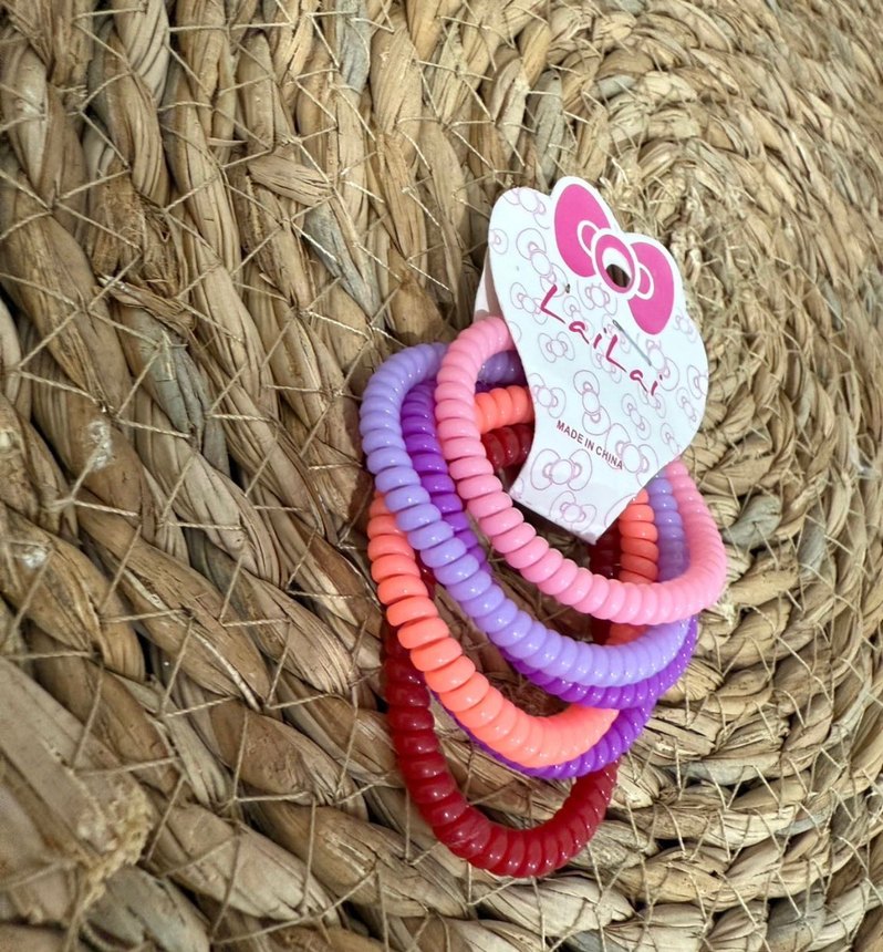 Helezon makarna model renkli toka set - Görsel 2