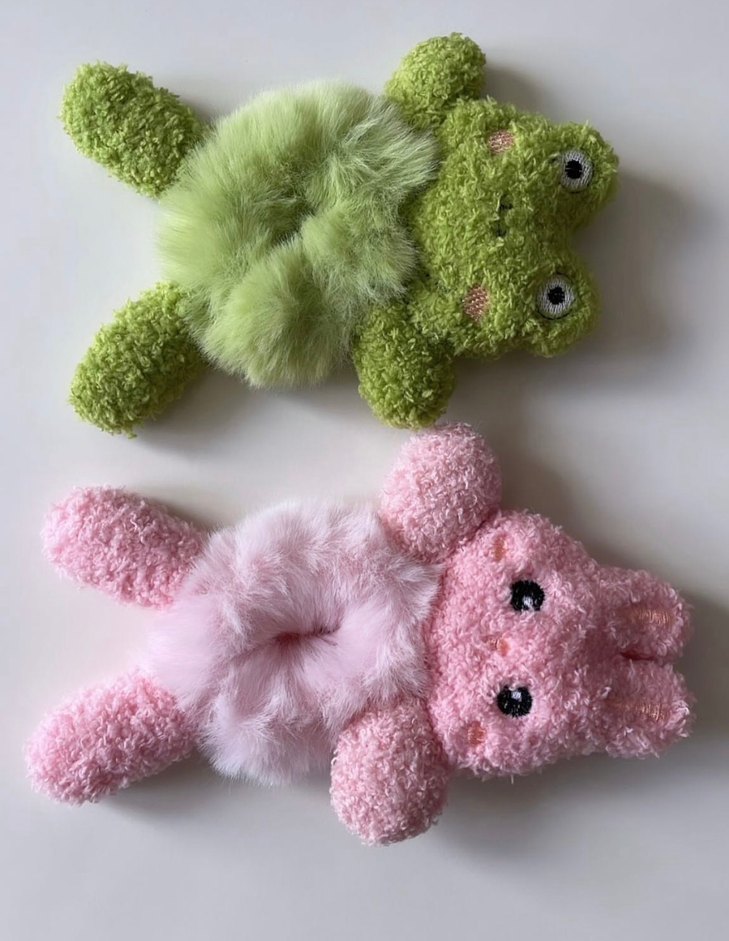 Pembe Peluş Tavşan Toka - Görsel 2