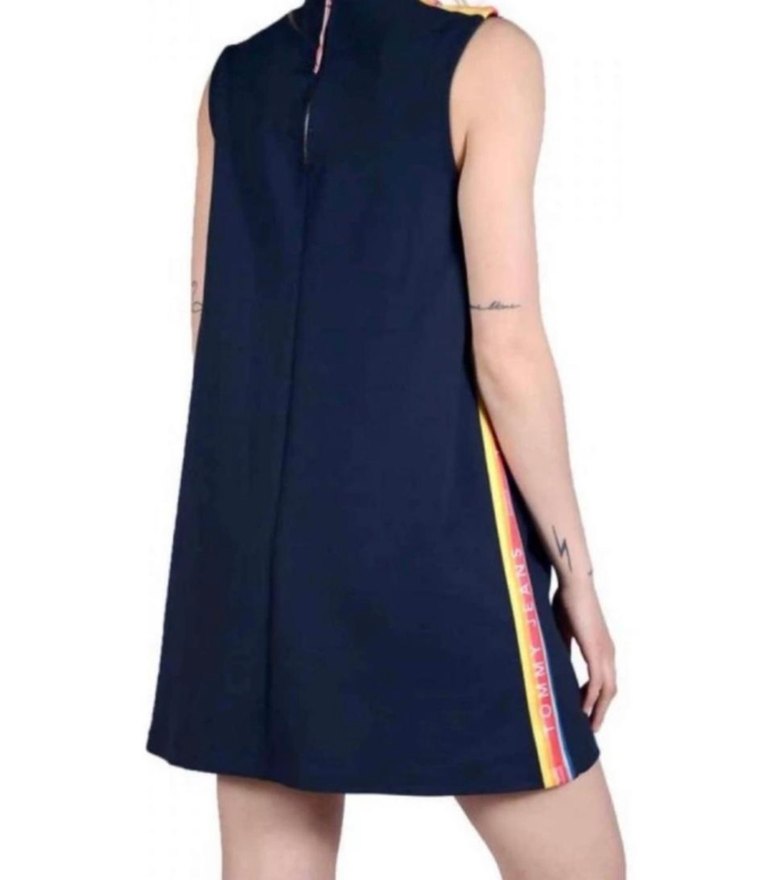 Lacivert tommy elbise - Görsel 2