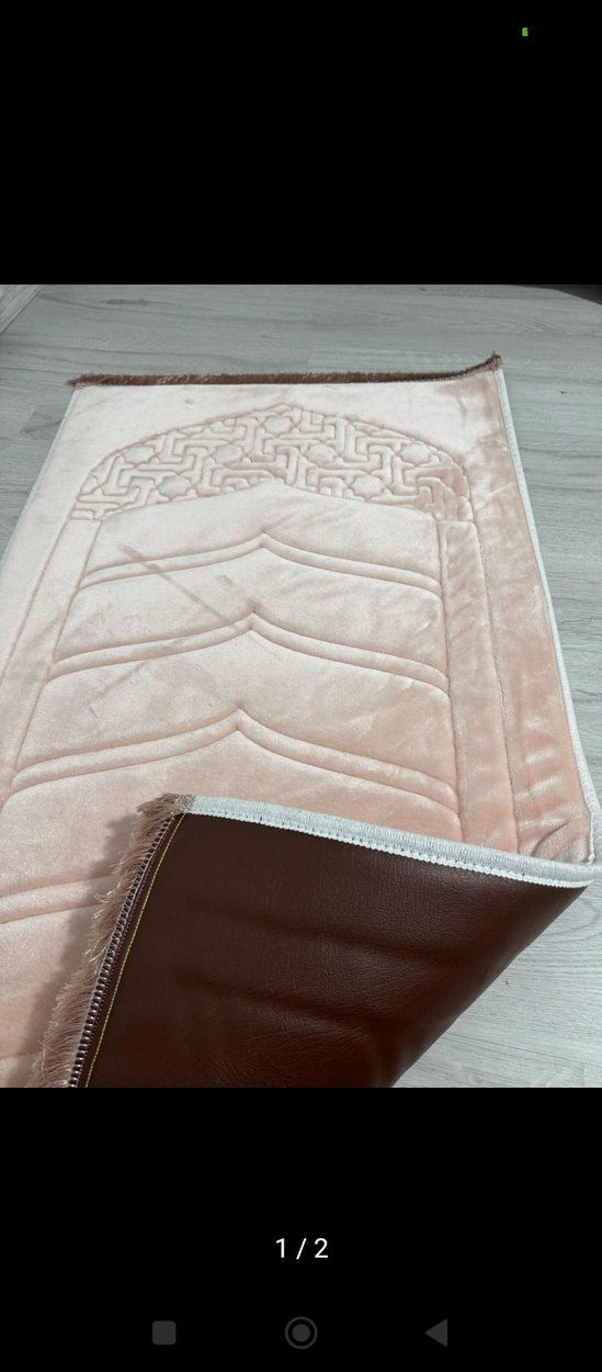 pudra renkte diz ağrıtmayan lüx ortopedik seccade - Görsel 2