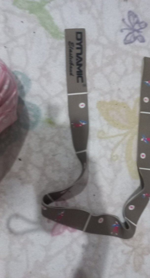 Desenli Çok Renkli Gri Yoga Kayışı - Görsel 2