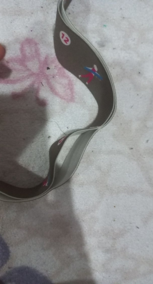 Desenli Çok Renkli Gri Yoga Kayışı - Görsel 3