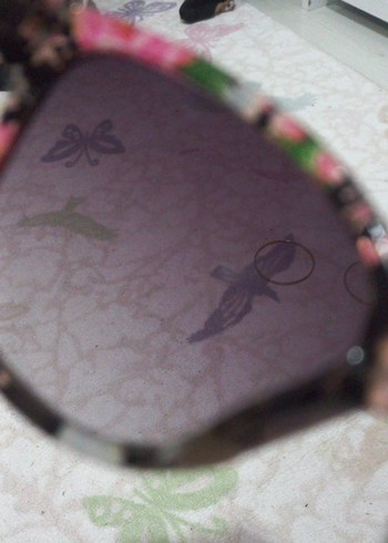 Şeffaf Çok Renkli Kadın Güneş Gözlüğü - Görsel 4