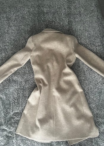 Ekol bej uzun dark academia kaban - Görsel 2