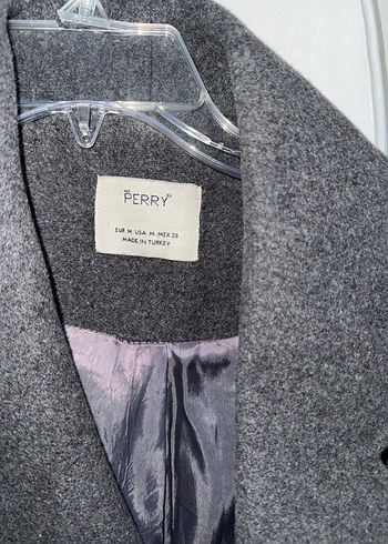 Gri Kuşaklı Uzun Kaban - Görsel 2