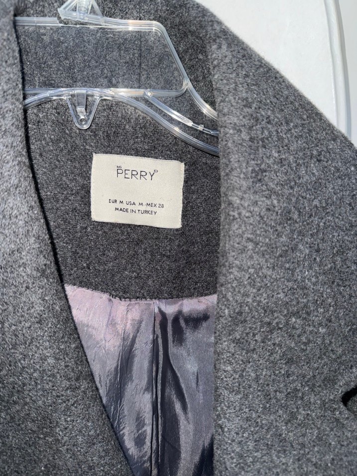 Gri Kuşaklı Uzun Kaban - Görsel 2