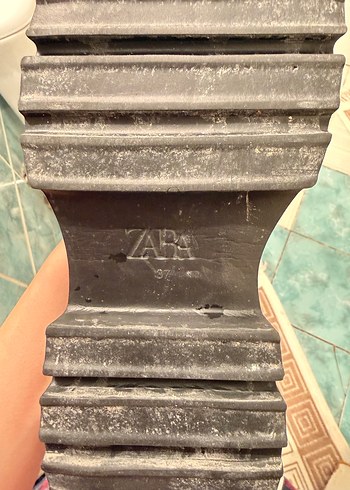 Sıyah Fermuarlı Platform Kadın Bot - Görsel 2