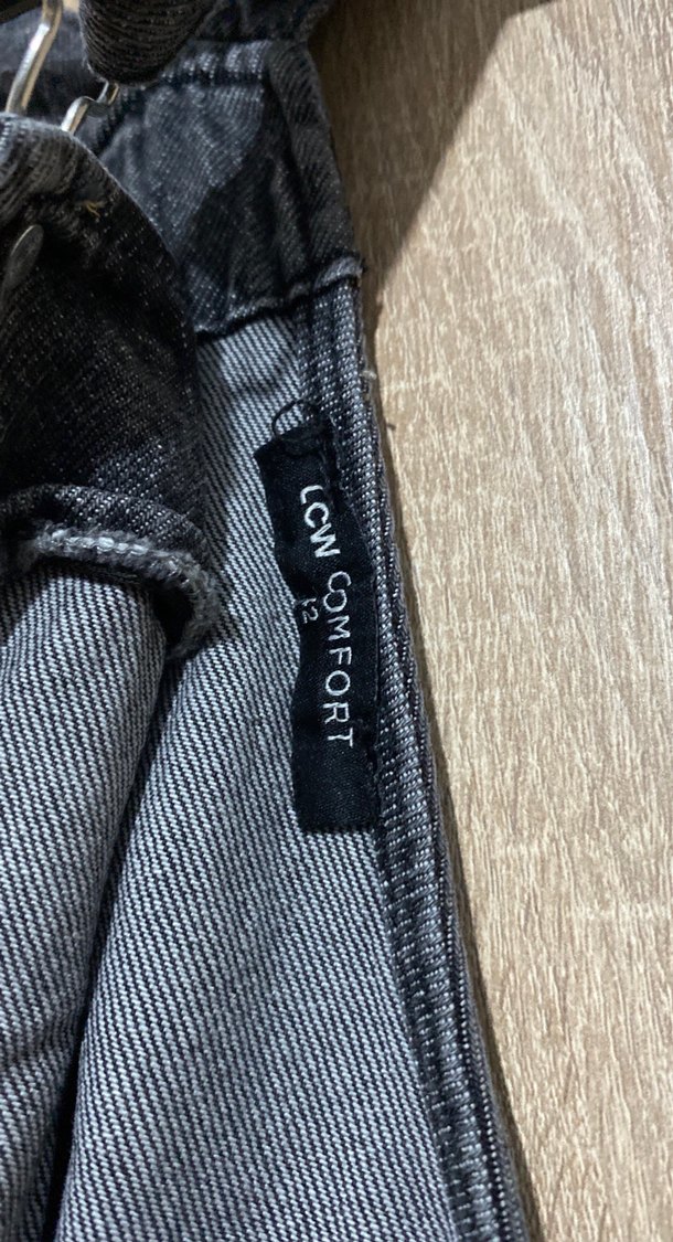 Gri Kot Kadın Midi Askılı Tulum - Görsel 3