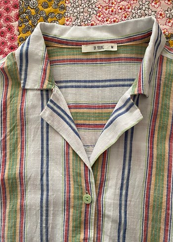 Koton çizgili gömlek - Görsel 2