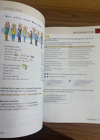 Hueber Menschen B1.2 Almanca Kursbuch Arbeitsbuch - Görsel 7