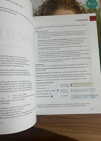 Hueber Menschen B1.2 Almanca Kursbuch Arbeitsbuch - Görsel 3