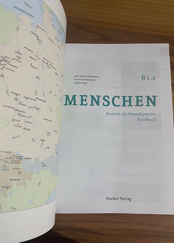Hueber Menschen B1.2 Almanca Kursbuch Arbeitsbuch - Görsel 4