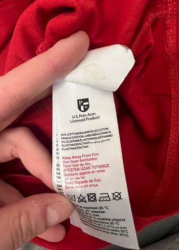 10-11 Yaş US POLO uzun kollu bisiklet yaka kız üst - Görsel 5