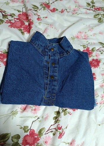 Fermuarlı Uzun Kadın Kot elbise - Görsel 5