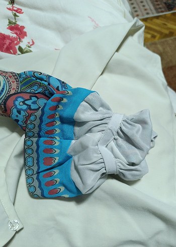 Bohem Renkli Desenli Tunik - Görsel 7