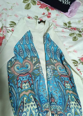 Bohem Renkli Desenli Tunik - Görsel 3