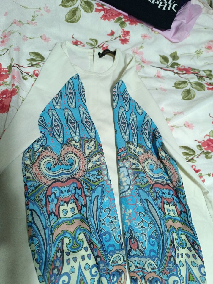 Bohem Renkli Desenli Tunik - Görsel 3