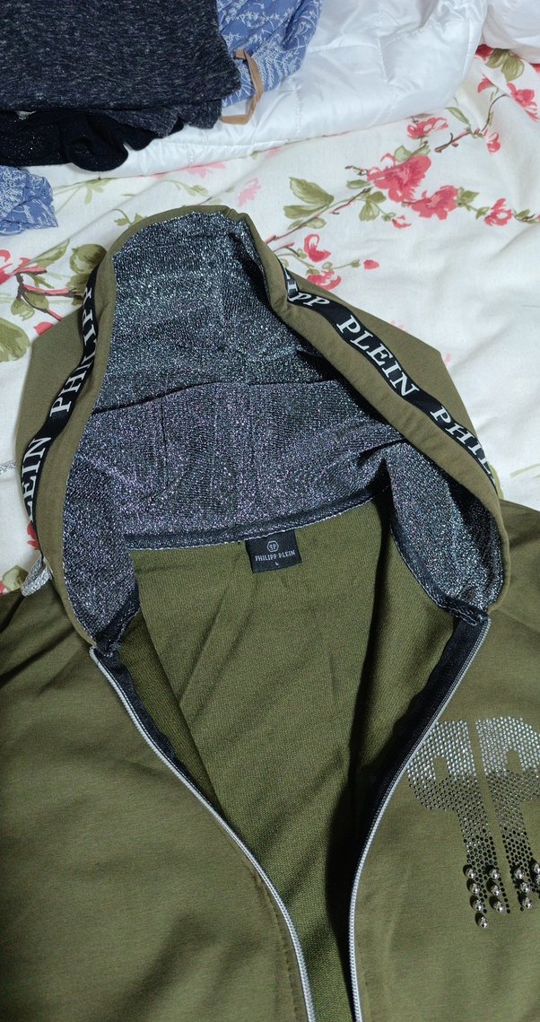 Philipp Plein Yeşil Kapüşonlu bayan Sweatshirt - Görsel 5