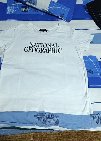 Beyaz Kısa Kollu National Geographic Tişört - Görsel 4