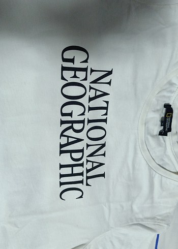 Beyaz Kısa Kollu National Geographic Tişört - Görsel 3