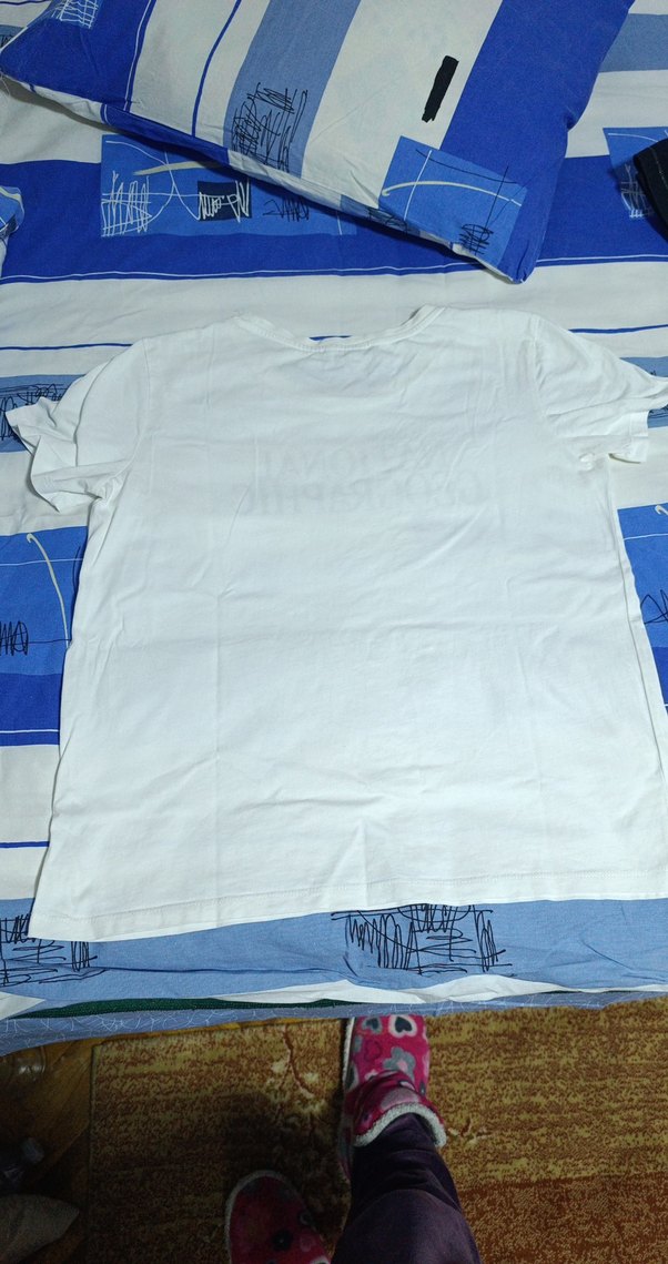 Beyaz Kısa Kollu National Geographic Tişört - Görsel 5