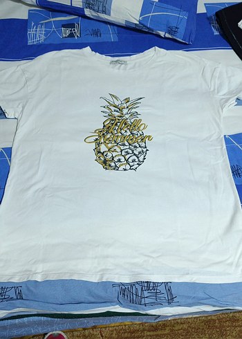 Kızlar için Sarı Baskılı Tişört XL rahat kullanabilir - Görsel 2