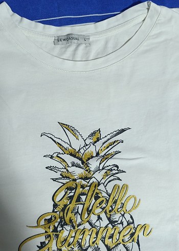 Kızlar için Sarı Baskılı Tişört XL rahat kullanabilir - Görsel 3