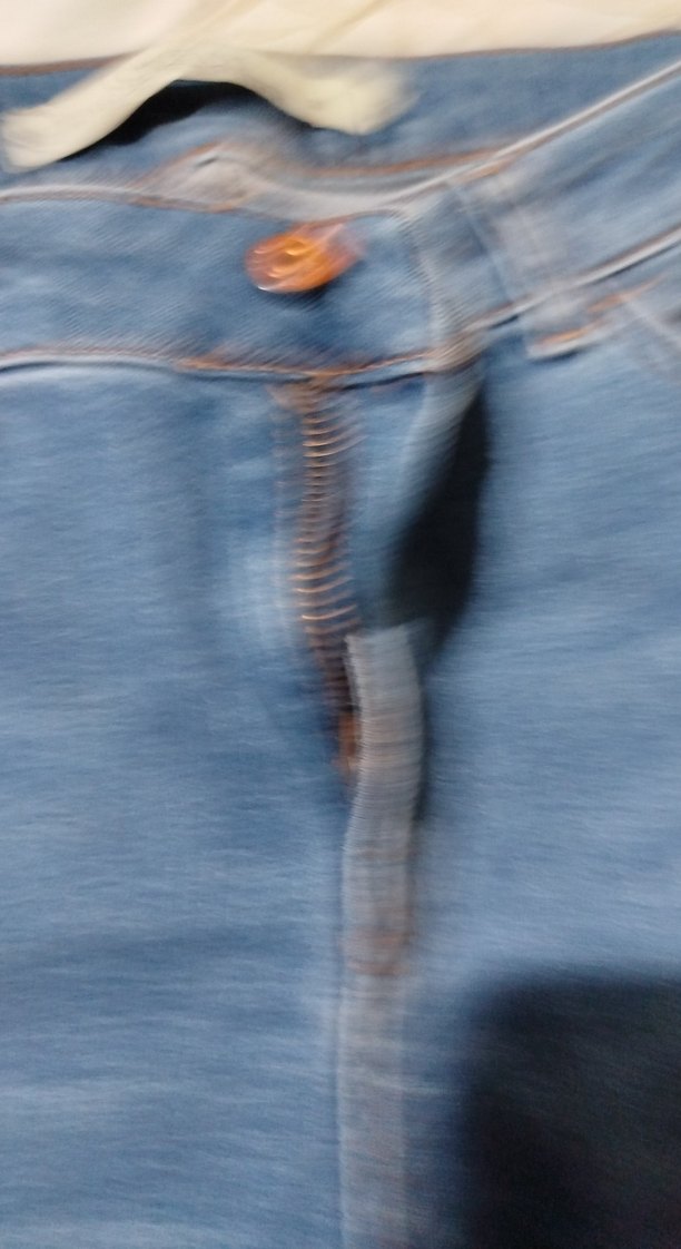 LCW Kadın Mavi Bol Kesim Denim Şort - Görsel 4