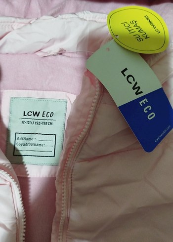 LCW Kız Çocuk Kapüşonlu Pembe Mont - Görsel 2