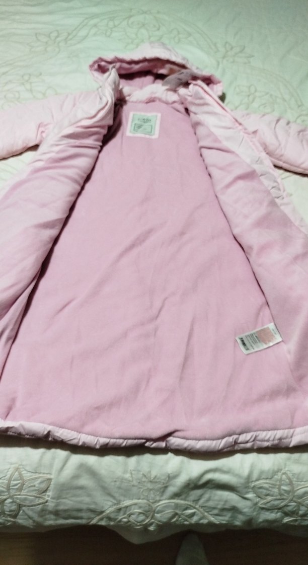 LCW Kız Çocuk Kapüşonlu Pembe Mont - Görsel 3