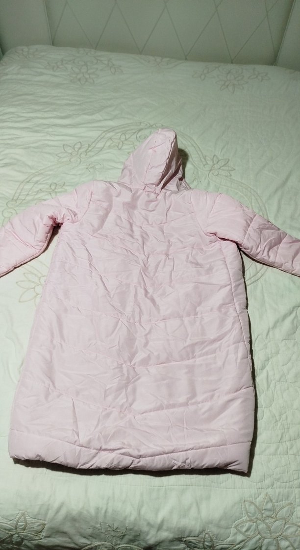 LCW Kız Çocuk Kapüşonlu Pembe Mont - Görsel 4