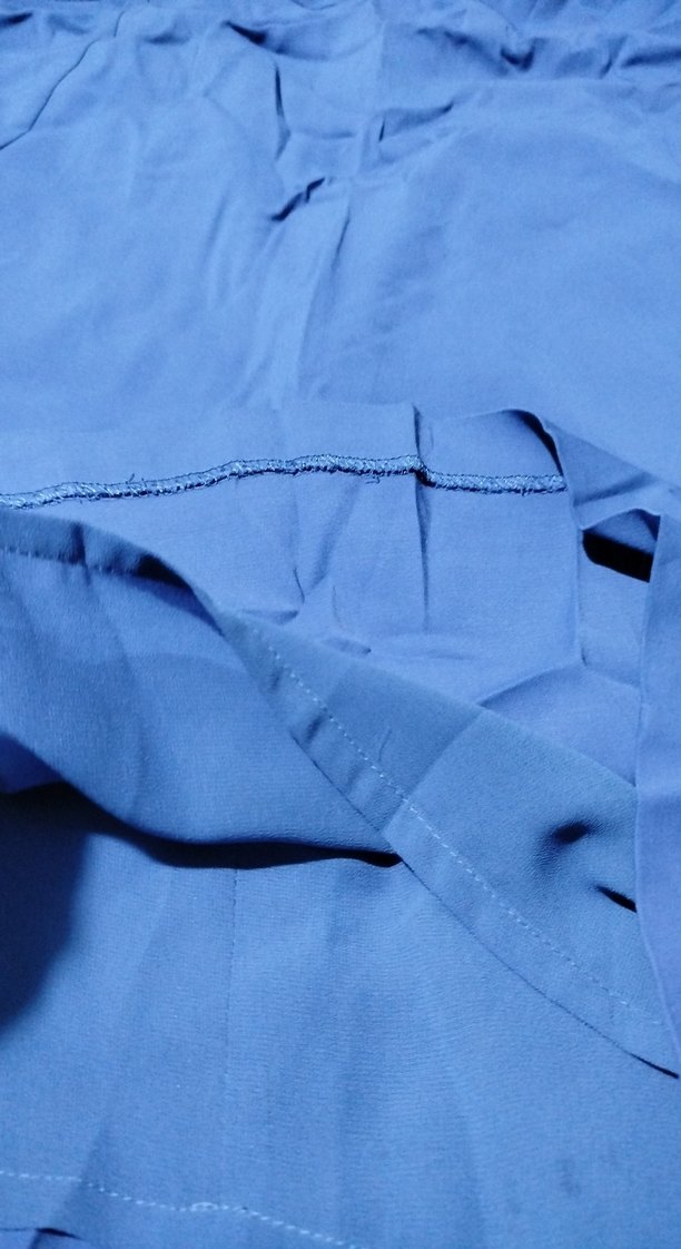 Koyu Mavi  kolsuz kısa elbise - Görsel 3