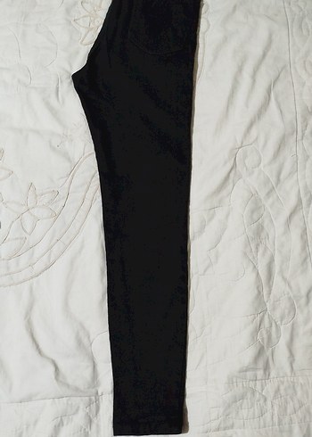 Bershka Siyah Kadın likralı pantolon - Görsel 6