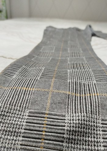 H&M S BEDEN Gri Regular Fit Kadın Kumaş Pantolon - Görsel 2