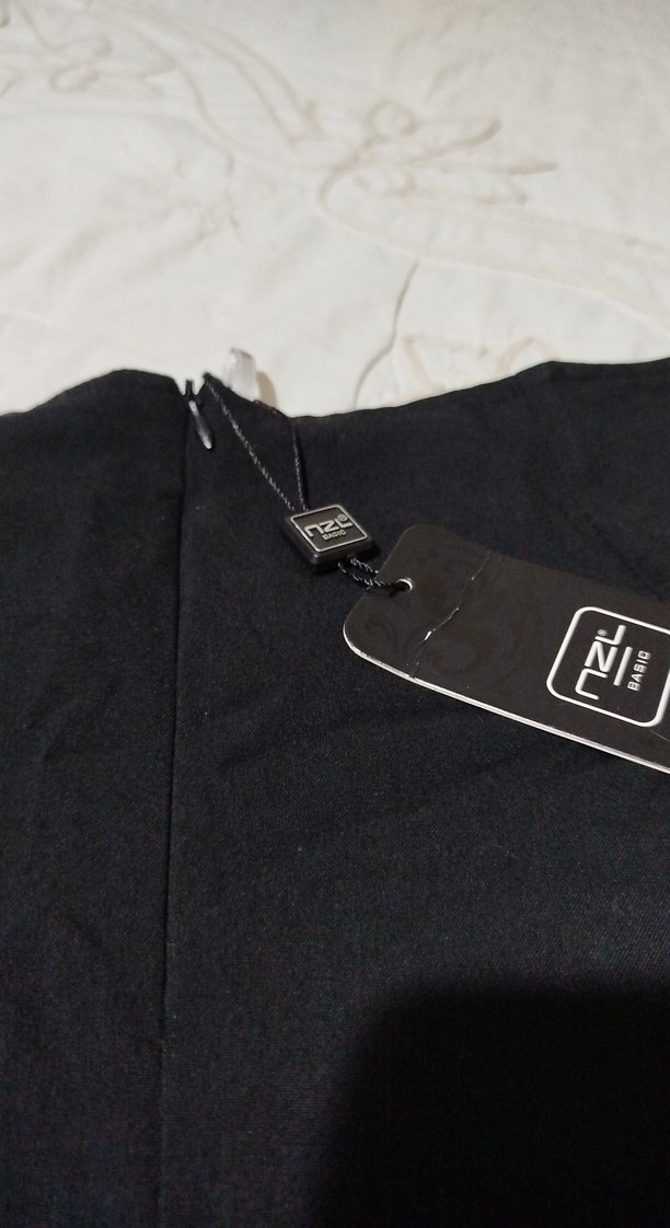 Siyah Rahat Kesim Midi Etek - Görsel 2