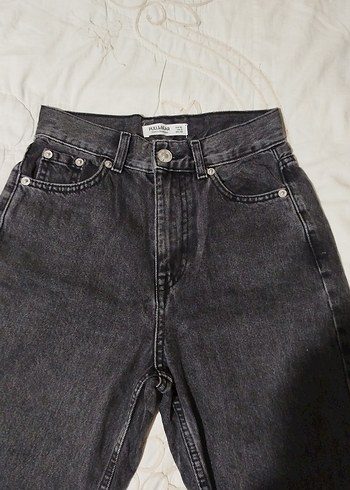 Gri Kadın Denim Pantolon. - Görsel 5