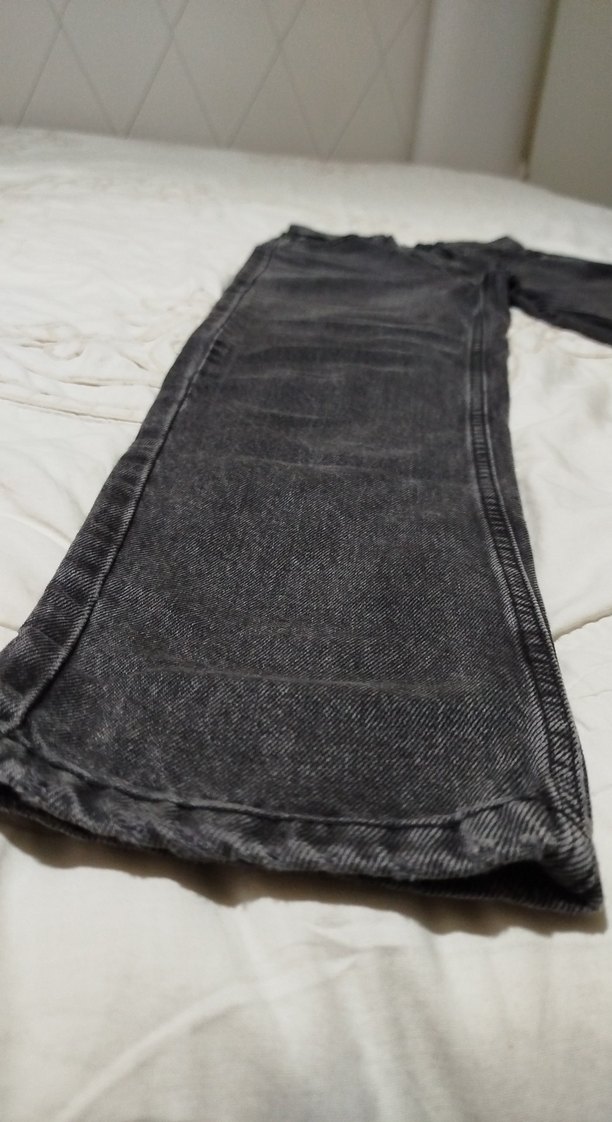 Gri Kadın Denim Pantolon. - Görsel 2