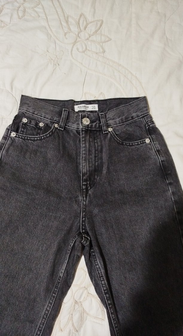 Gri Kadın Denim Pantolon. - Görsel 5