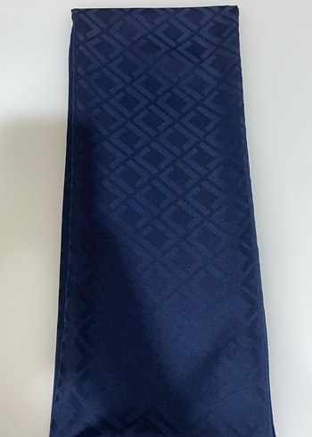 Lacivert Kadın Jakar şal - Görsel 3