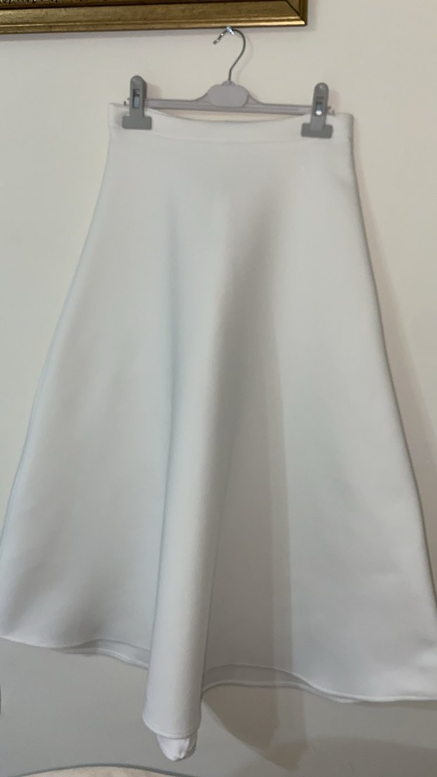 Beyaz scuba etek - Görsel 3