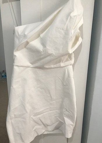 Zara tek kollu balon elbise - Görsel 2