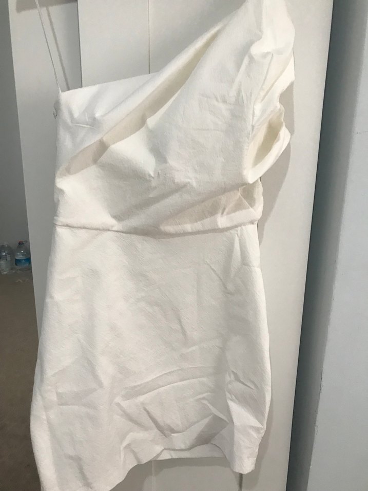 Zara tek kollu balon elbise - Görsel 2