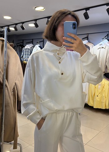 Kadın Kahverengi Rahat Kesim Eşofman Takımı - Görsel 5