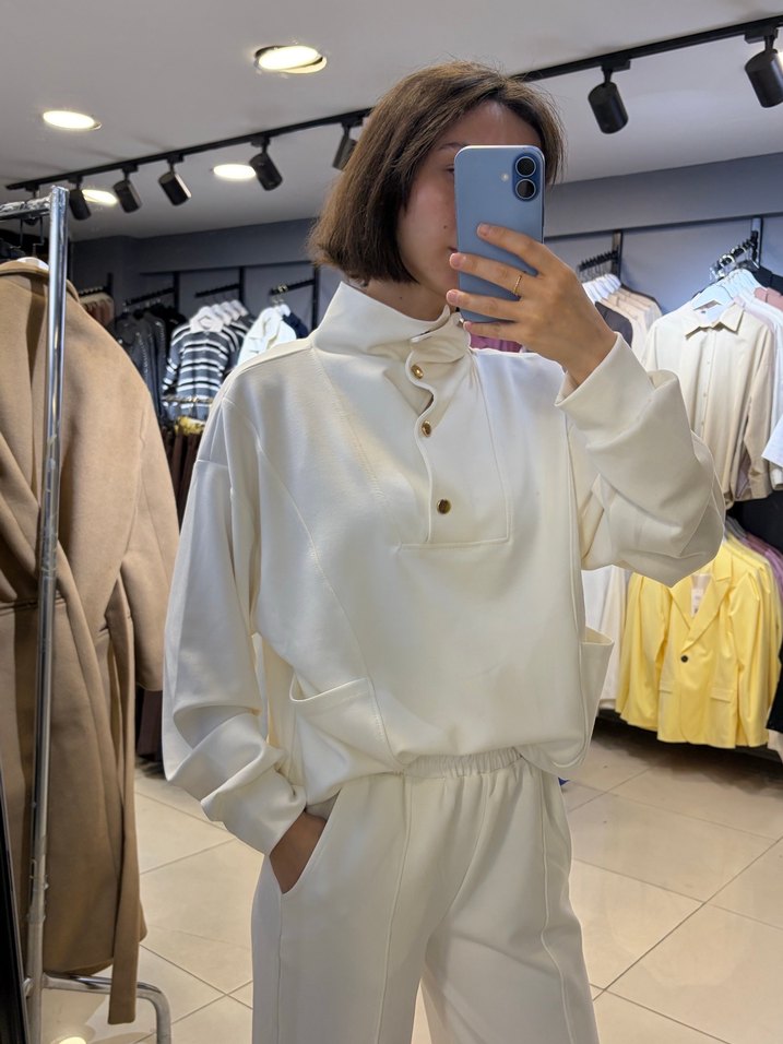 Kadın Kahverengi Rahat Kesim Eşofman Takımı - Görsel 5